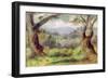 Landscape at Les Collettes, 1910-Pierre-Auguste Renoir-Framed Giclee Print