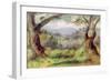 Landscape at Les Collettes, 1910-Pierre-Auguste Renoir-Framed Giclee Print