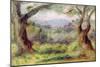 Landscape at Les Collettes, 1910-Pierre-Auguste Renoir-Mounted Giclee Print