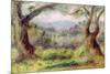 Landscape at Les Collettes, 1910-Pierre-Auguste Renoir-Mounted Giclee Print