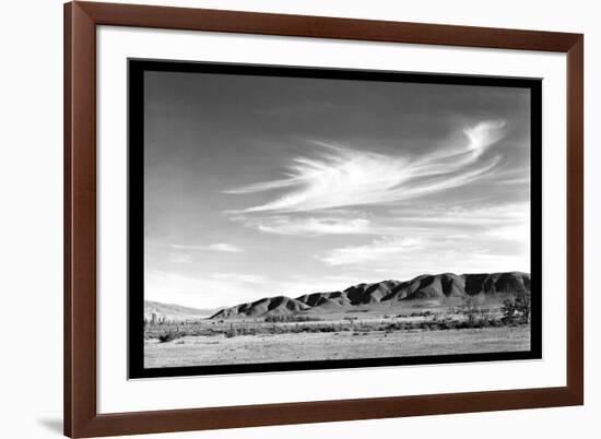 Landscape at Manzanar-Ansel Adams-Framed Art Print