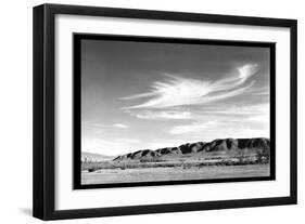 Landscape at Manzanar-Ansel Adams-Framed Art Print