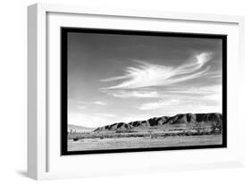 Landscape at Manzanar-Ansel Adams-Framed Art Print