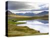 Landscape at Miklavatn, Trollaskagi, near Siglufjordur. Northern Iceland-Martin Zwick-Stretched Canvas