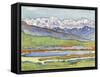 Landscape at Montana-Ferdinand Hodler-Framed Stretched Canvas