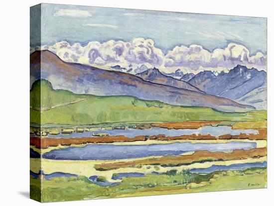 Landscape at Montana-Ferdinand Hodler-Stretched Canvas