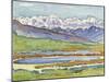Landscape at Montana-Ferdinand Hodler-Mounted Giclee Print