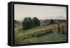 Landscape at Mornex, C.1842-Jean-Baptiste-Camille Corot-Framed Stretched Canvas