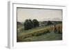 Landscape at Mornex, C.1842-Jean-Baptiste-Camille Corot-Framed Giclee Print