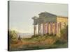 Landscape at Paestum-Arthur Glennie-Stretched Canvas