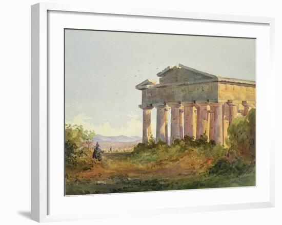 Landscape at Paestum-Arthur Glennie-Framed Giclee Print