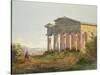 Landscape at Paestum-Arthur Glennie-Stretched Canvas