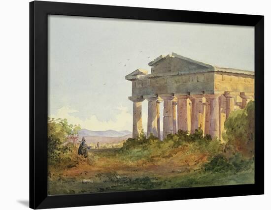 Landscape at Paestum-Arthur Glennie-Framed Premium Giclee Print