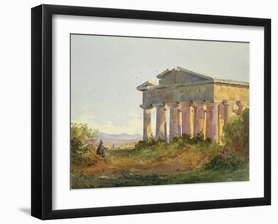 Landscape at Paestum-Arthur Glennie-Framed Giclee Print