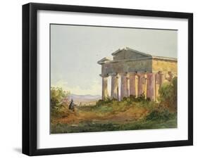 Landscape at Paestum-Arthur Glennie-Framed Giclee Print