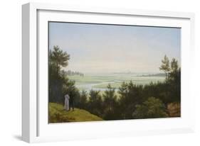 Landscape at Pichelswerder. 1814-Karl Friedrich Schinkel-Framed Giclee Print