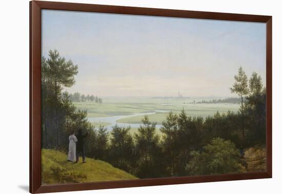 Landscape at Pichelswerder. 1814-Karl Friedrich Schinkel-Framed Giclee Print