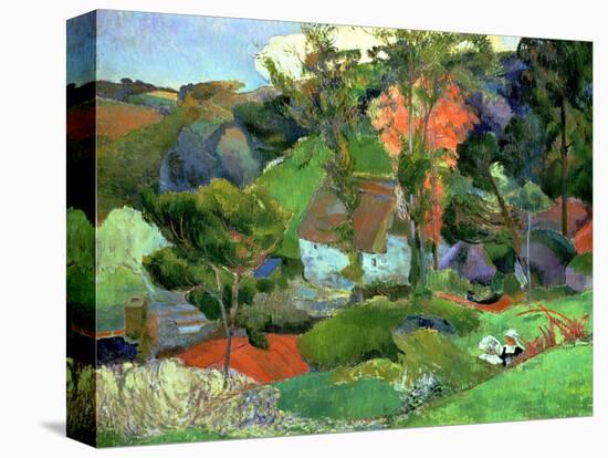 Landscape at Pont Aven, 1888-Paul Gauguin-Stretched Canvas