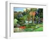 Landscape at Pont Aven, 1888-Paul Gauguin-Framed Premium Giclee Print