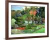 Landscape at Pont Aven, 1888-Paul Gauguin-Framed Giclee Print