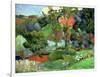 Landscape at Pont Aven, 1888-Paul Gauguin-Framed Giclee Print