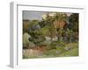 Landscape at Pont Aven, 1888-Paul Gauguin-Framed Giclee Print