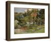 Landscape at Pont Aven, 1888-Paul Gauguin-Framed Giclee Print