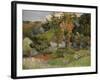 Landscape at Pont Aven, 1888-Paul Gauguin-Framed Giclee Print