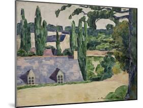 Landscape at Pont-Aven, 1889-Émile Bernard-Mounted Giclee Print