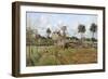 Landscape at Pontoise-Camille Pissarro-Framed Giclee Print