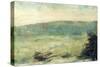 Landscape at Saint-Ouen-Georges Seurat-Stretched Canvas