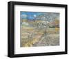 Landscape at Saint-Re?my (Enclosed Field with Peasant), 1889-Vincent van Gogh-Framed Giclee Print