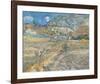 Landscape at Saint-Re?my (Enclosed Field with Peasant), 1889-Vincent van Gogh-Framed Giclee Print