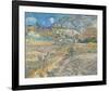 Landscape at Saint-Re?my (Enclosed Field with Peasant), 1889-Vincent van Gogh-Framed Giclee Print