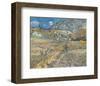 Landscape at Saint-Re?my (Enclosed Field with Peasant), 1889-Vincent van Gogh-Framed Art Print