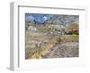 Landscape at Saint-Remy (The Plouged Field)-Vincent van Gogh-Framed Giclee Print