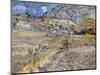 Landscape at Saint-Remy (The Plouged Field)-Vincent van Gogh-Mounted Giclee Print