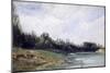 Landscape at the Edge of Water, C1823-1869-Paul Huet-Mounted Giclee Print