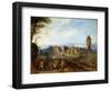 Landscape at the Windmill Painting by Jan Breugel Le Vieux Calls Bruegel De Velours (Brueghel or Br-Jan the Elder Brueghel-Framed Giclee Print