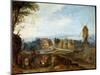 Landscape at the Windmill Painting by Jan Breugel Le Vieux Calls Bruegel De Velours (Brueghel or Br-Jan the Elder Brueghel-Mounted Giclee Print