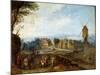 Landscape at the Windmill Painting by Jan Breugel Le Vieux Calls Bruegel De Velours (Brueghel or Br-Jan the Elder Brueghel-Mounted Giclee Print