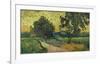 Landscape at Twilight, 1890-Vincent van Gogh-Framed Art Print