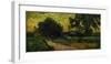 Landscape at Twilight-Vincent van Gogh-Framed Giclee Print