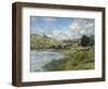 Landscape at Vetheuil by Claude Monet-null-Framed Giclee Print