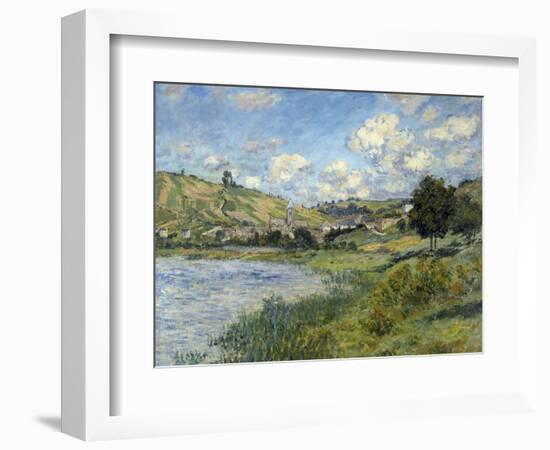 Landscape at Vetheuil by Claude Monet-null-Framed Giclee Print