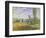 Landscape at Vetheuil-Claude Monet-Framed Art Print