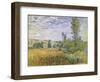 Landscape at Vetheuil-Claude Monet-Framed Art Print