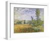 Landscape at Vetheuil-Claude Monet-Framed Art Print