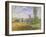 Landscape at Vetheuil-Claude Monet-Framed Art Print