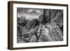 Landscape at White Tank, Joshua Tree-Vincent James-Framed Photographic Print